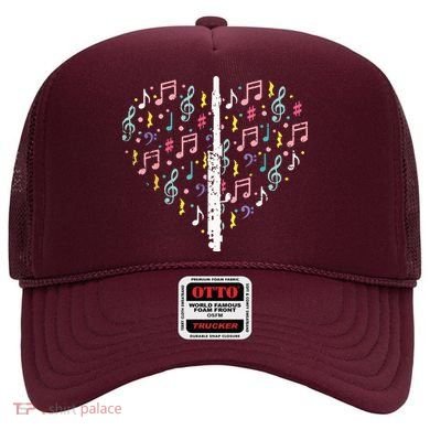 Musical Instruments Music Notes Lover Flute Hat