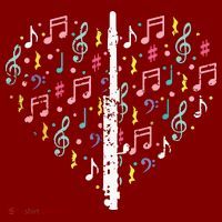 Musical Instruments Music Notes Lover Flute Hat thumb 2