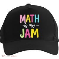 Math Is My Jam Mathematics Math Teacher Professor Math Five-Panel Snapback Cap thumb 0