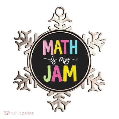 Math Is My Jam Mathematics Math Teacher Professor Math Ornament