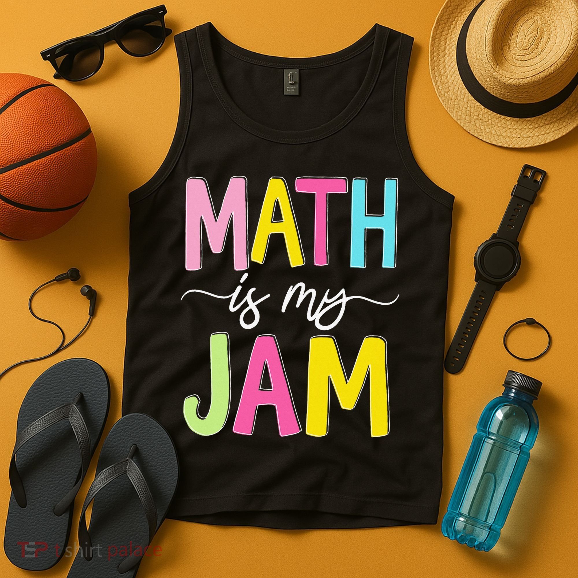 Math Is My Jam Mathematics Math Teacher Professor Math Tank Top