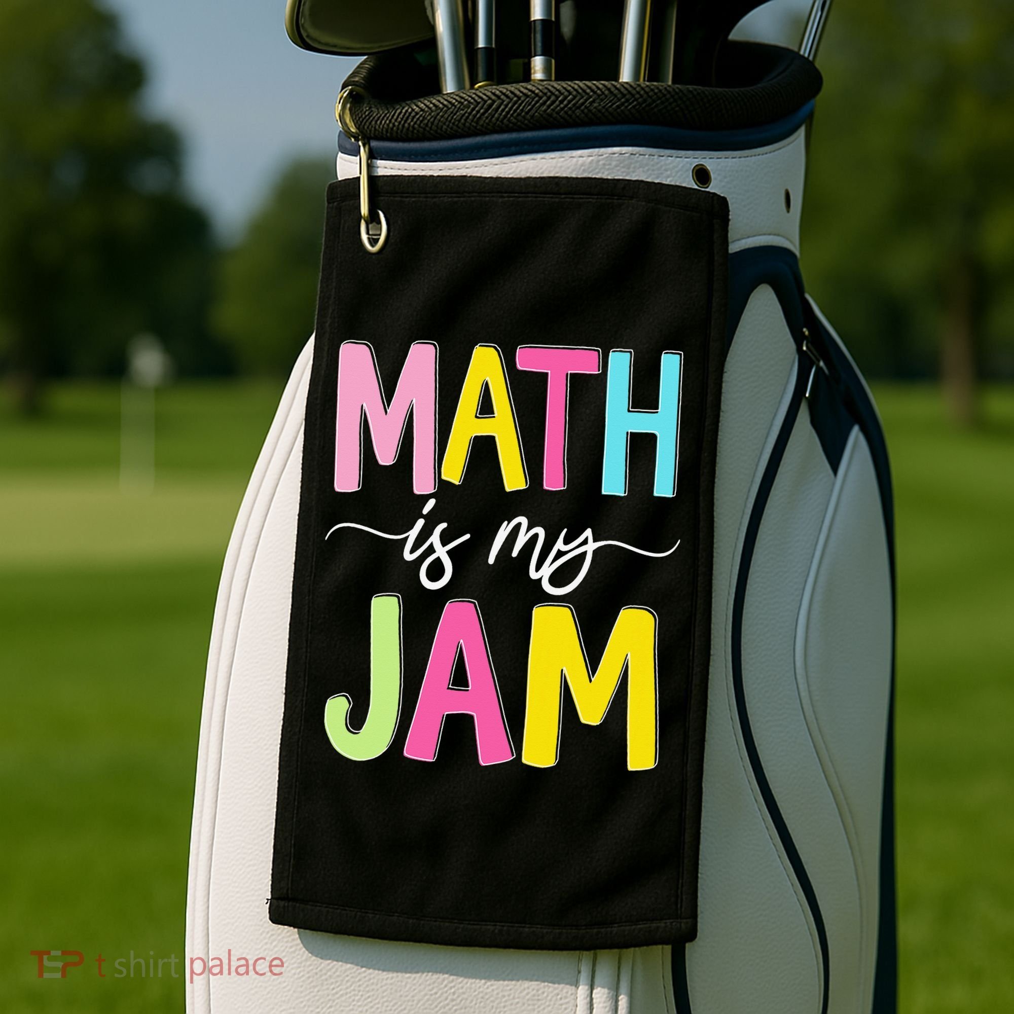 Math Is My Jam Mathematics Math Teacher Professor Math Golf Towel