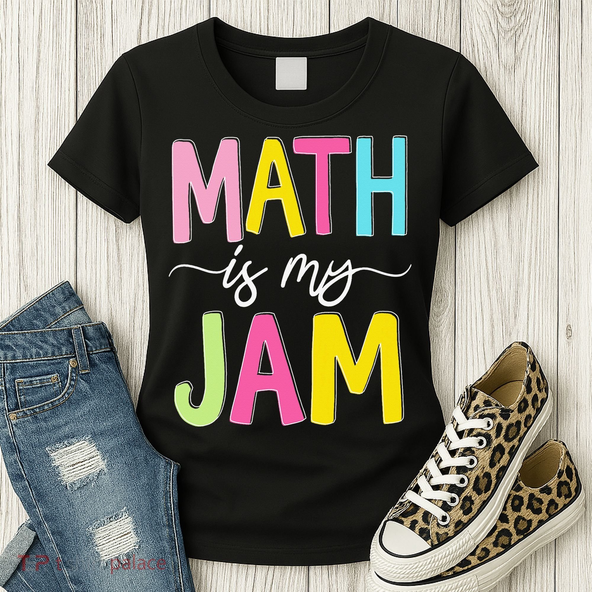 Math Is My Jam Mathematics Math Teacher Professor Math Women's T-Shirt