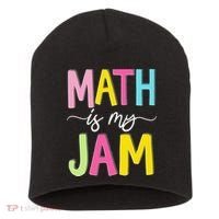 Math Is My Jam Mathematics Math Teacher Professor Math Short Acrylic Beanie thumb 0