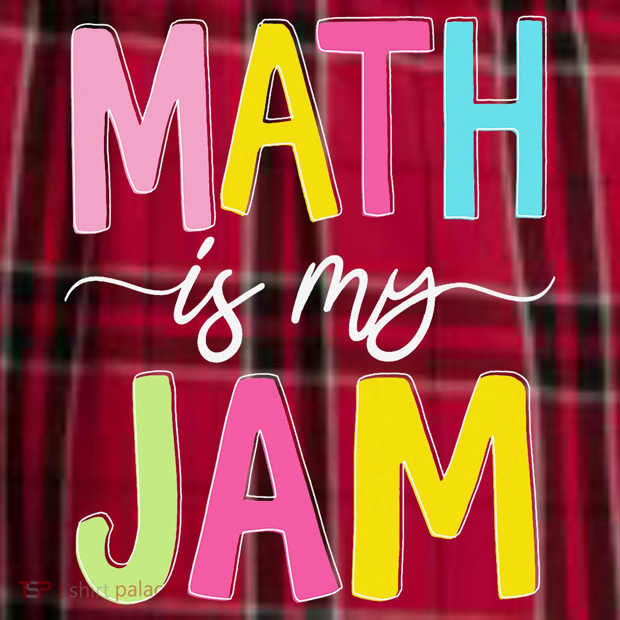 Math Is My Jam Mathematics Math Teacher Professor Math Men's Flannel Plaid Pajama Pants