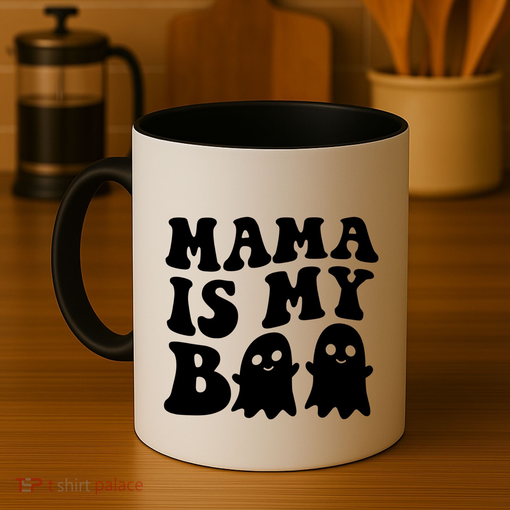 Mama Is My Boo Halloween Mom Ghost Spooky Season Mom Gift Coffee Mug