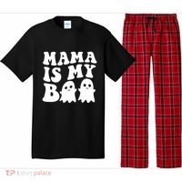 Mama Is My Boo Halloween Mom Ghost Spooky Season Mom Gift Pajama Set thumb 0