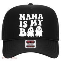 Mama Is My Boo Halloween Mom Ghost Spooky Season Mom Gift Hat thumb 0