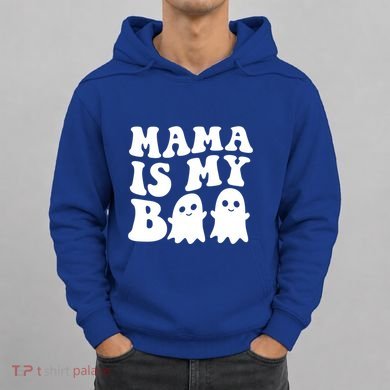 Mama Is My Boo Halloween Mom Ghost Spooky Season Mom Gift Hoodie
