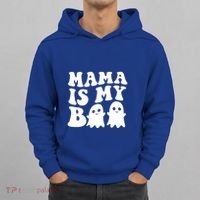 Mama Is My Boo Halloween Mom Ghost Spooky Season Mom Gift Hoodie thumb 0