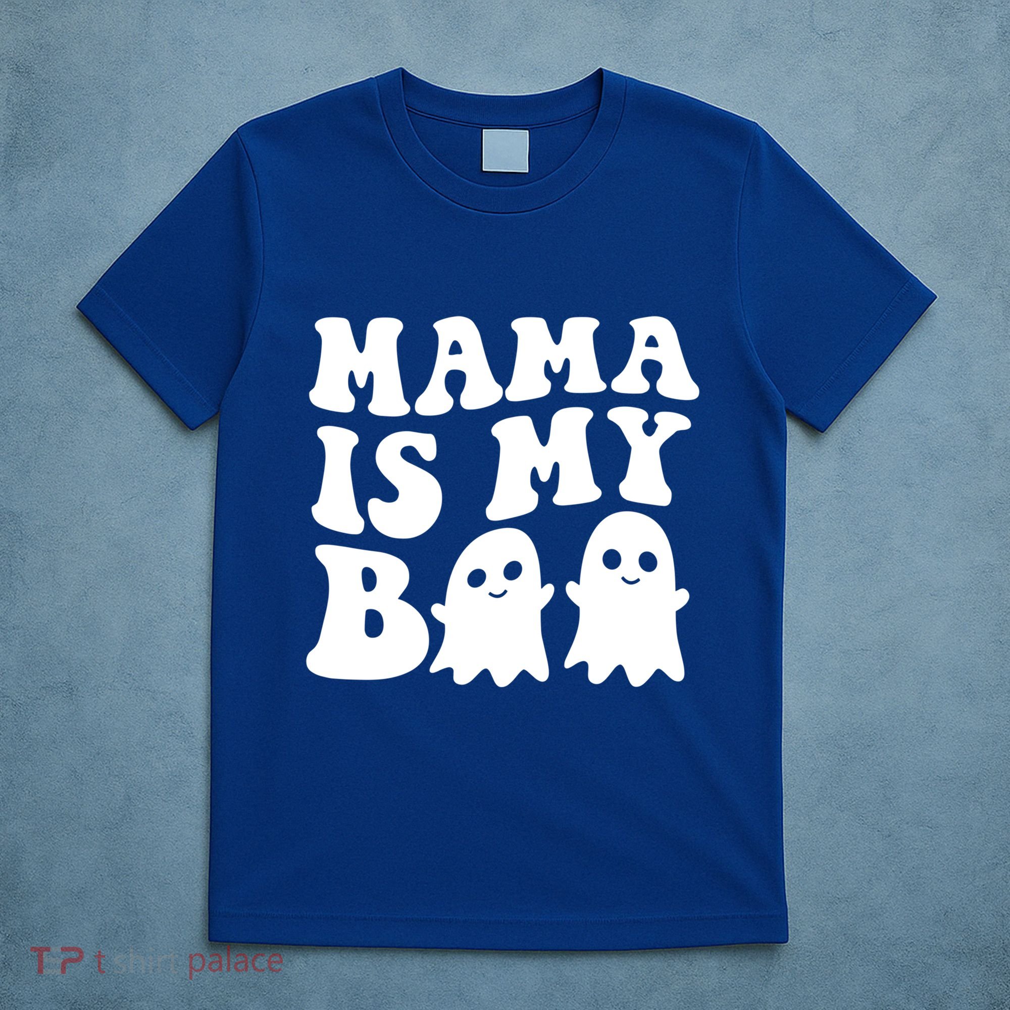Mama Is My Boo Halloween Mom Ghost Spooky Season Mom Gift T-Shirt