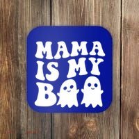 Mama Is My Boo Halloween Mom Ghost Spooky Season Mom Gift Coaster thumb 0