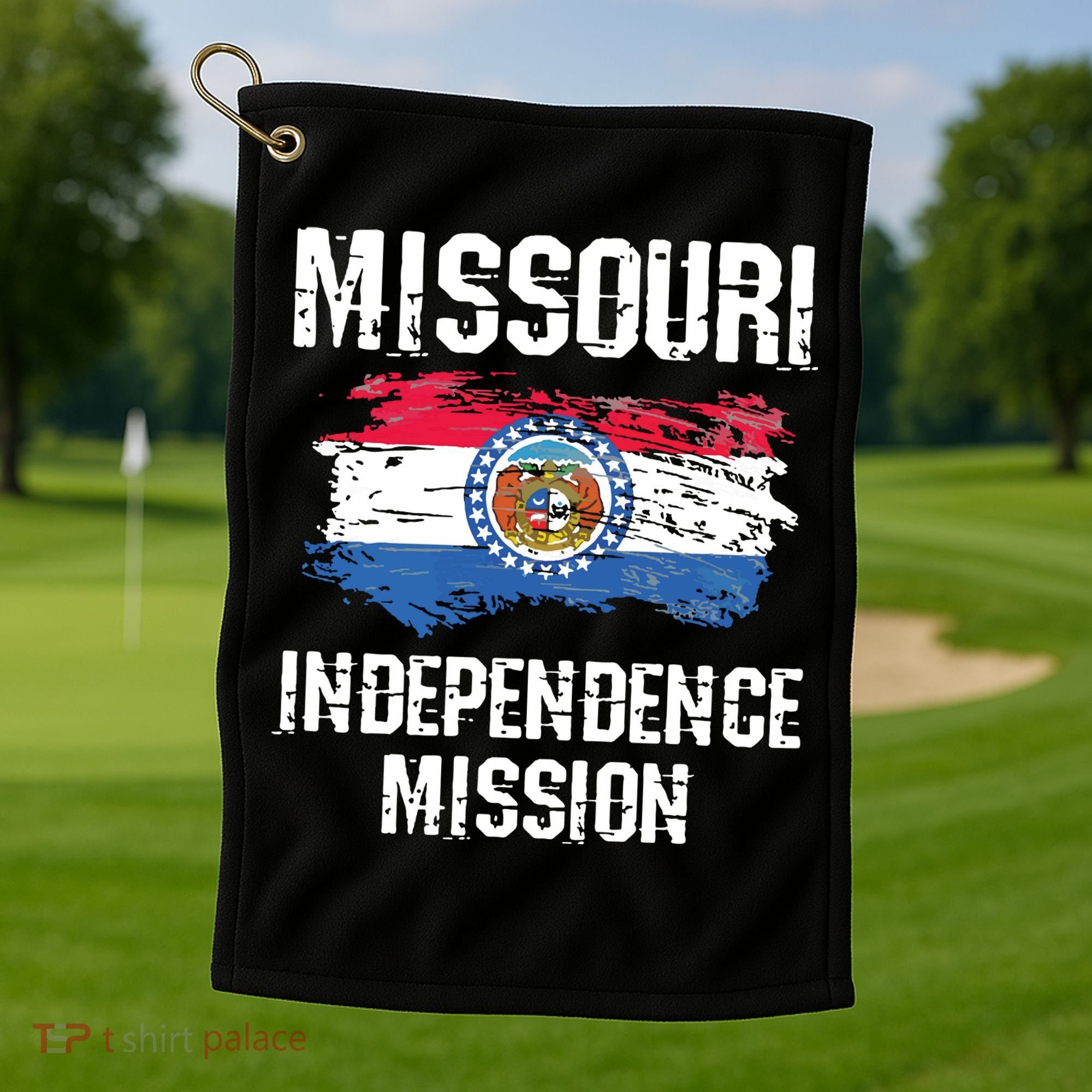 Missouri Independence Mission Golf Towel