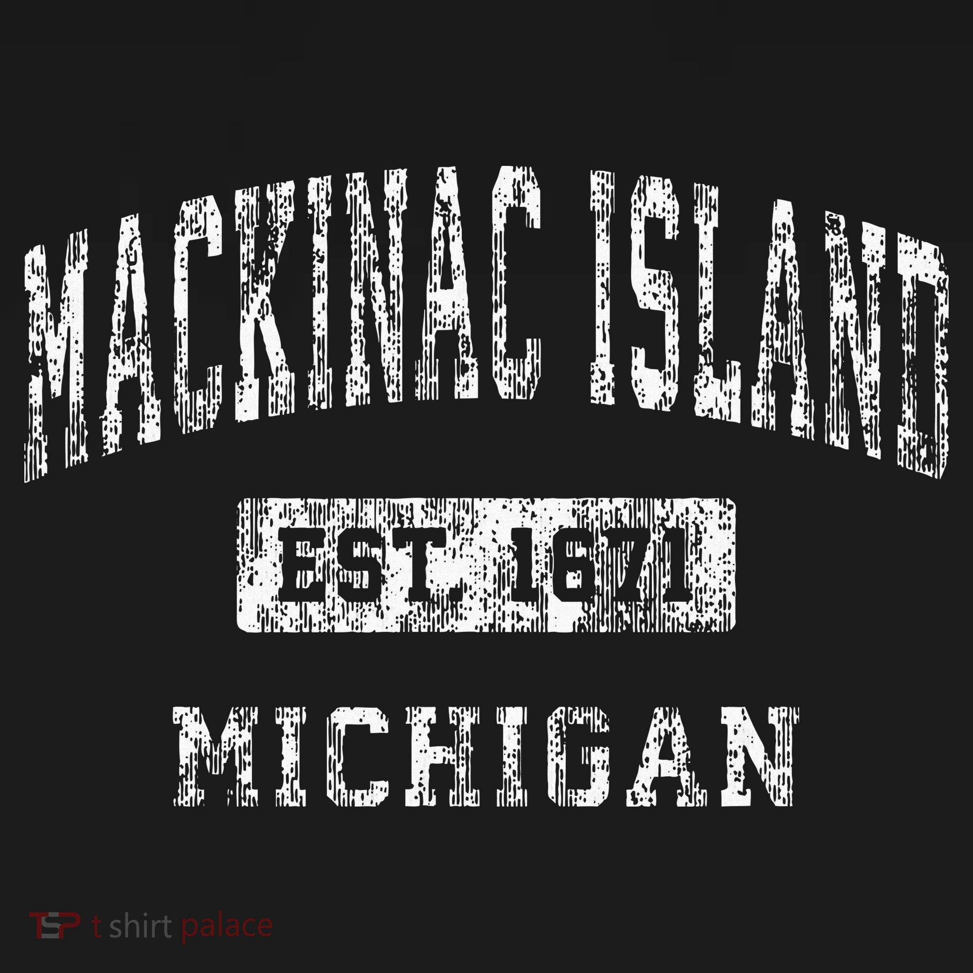 Mackinac Island Michigan Mi Vintage Established Sports T-Shirt