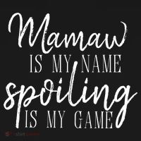 Mamaw Is My Name Spoiling Is My Game Gift Backpack thumb 2