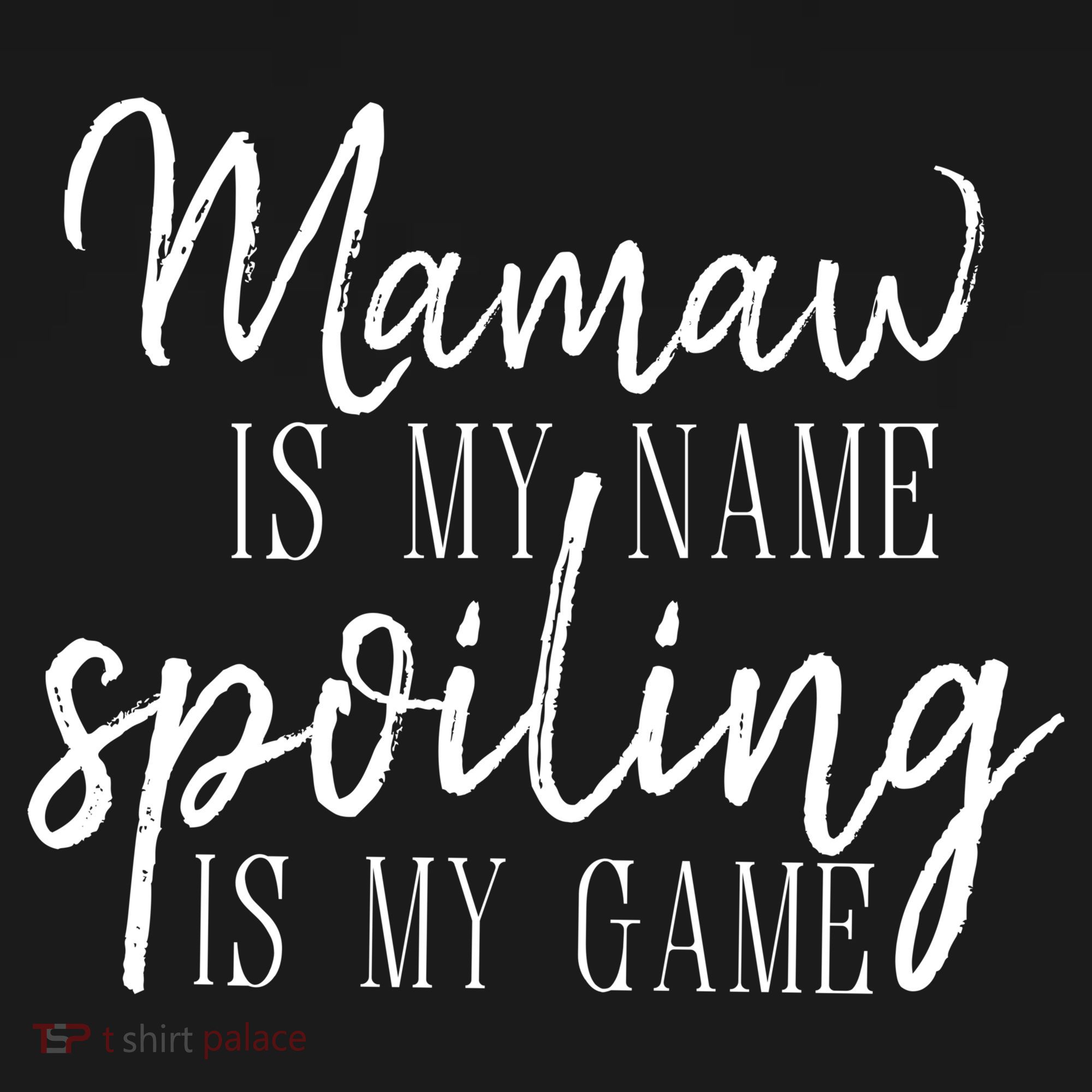 Mamaw Is My Name Spoiling Is My Game Gift Ornament