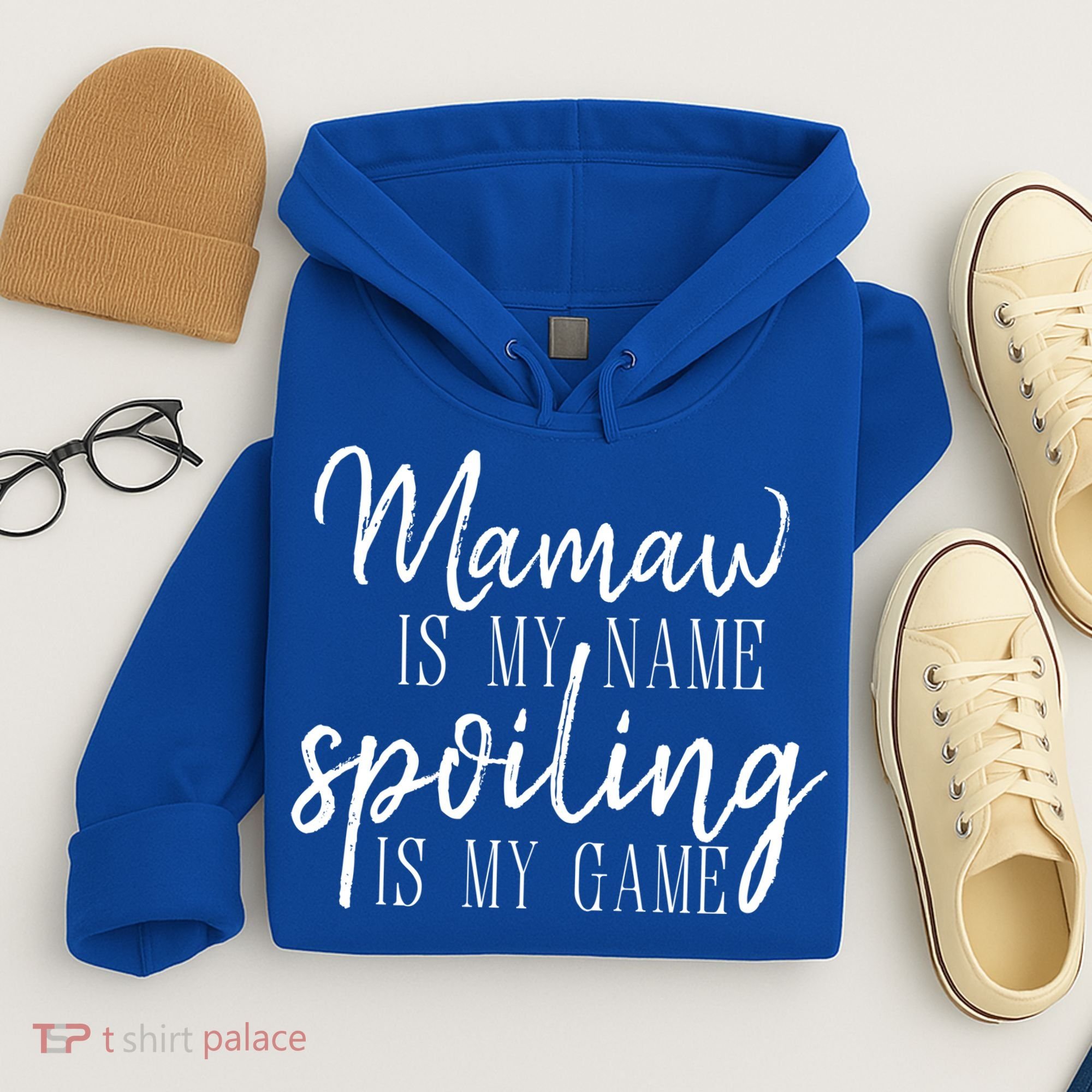 Mamaw Is My Name Spoiling Is My Game Gift Hoodie