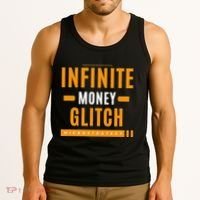 $Mstr Infinite Money Glitch Microstrategy Bitcoin Tank Top thumb 3