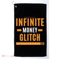 $Mstr Infinite Money Glitch Microstrategy Bitcoin Golf Towel thumb 0