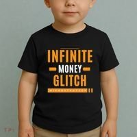 $Mstr Infinite Money Glitch Microstrategy Bitcoin Toddler T-Shirt thumb 2