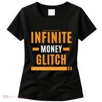 $Mstr Infinite Money Glitch Microstrategy Bitcoin Women's T-Shirt thumb 0