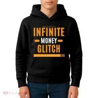 $Mstr Infinite Money Glitch Microstrategy Bitcoin Kids Hoodie thumb 4