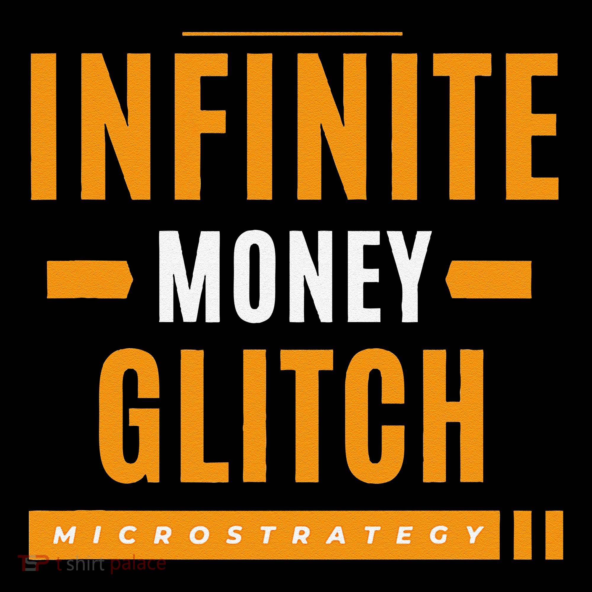 $Mstr Infinite Money Glitch Microstrategy Bitcoin Kids Long Sleeve Shirt