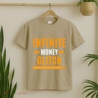 $Mstr Infinite Money Glitch Microstrategy Bitcoin T-Shirt thumb 2
