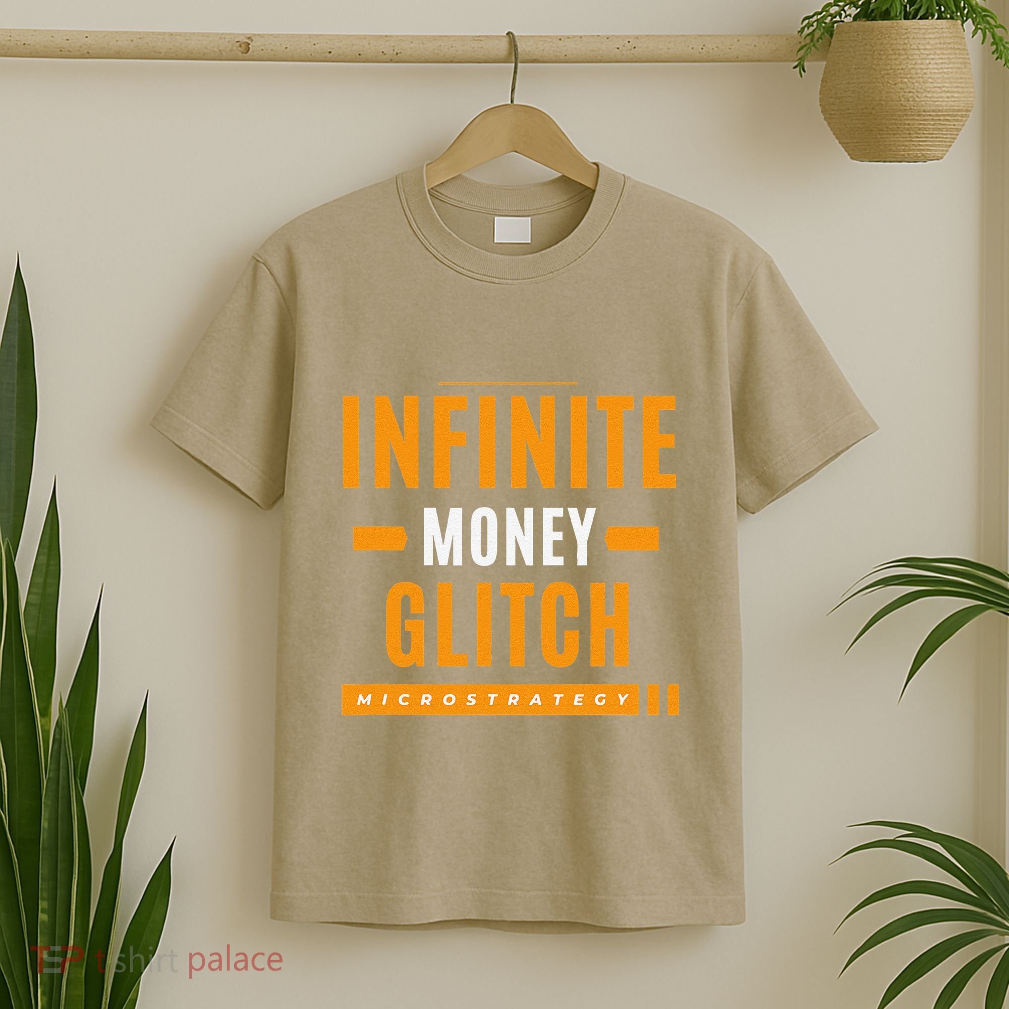 $Mstr Infinite Money Glitch Microstrategy Bitcoin T-Shirt