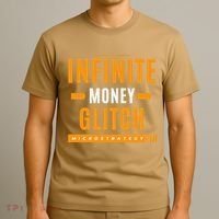 $Mstr Infinite Money Glitch Microstrategy Bitcoin T-Shirt thumb 3