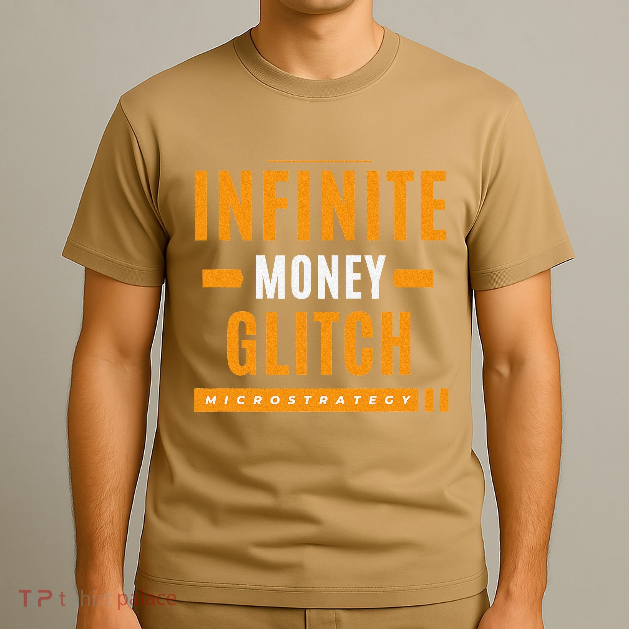$Mstr Infinite Money Glitch Microstrategy Bitcoin T-Shirt