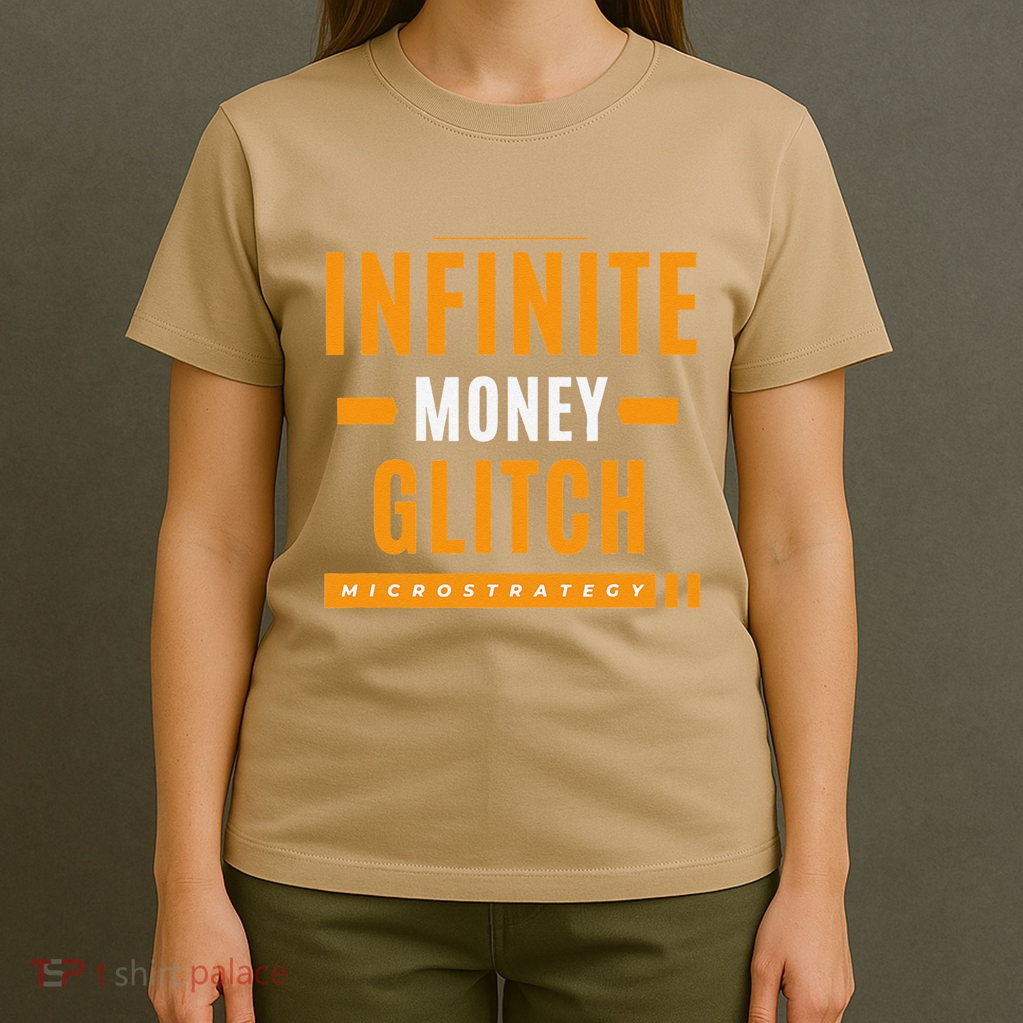 $Mstr Infinite Money Glitch Microstrategy Bitcoin T-Shirt