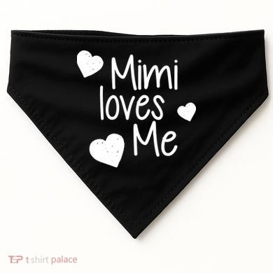 Mimi Loves Me USA-Made Doggie Bandana