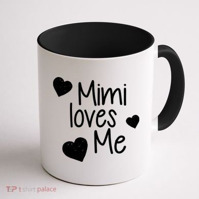 Mimi Loves Me Coffee Mug back