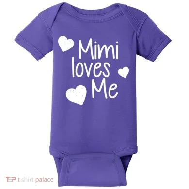 Mimi Loves Me Baby Bodysuit