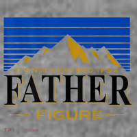 Mens It's Not A DAD BOD It's A Father Figure Funny DAD Drink Beer Toddler Hoodie thumb 2