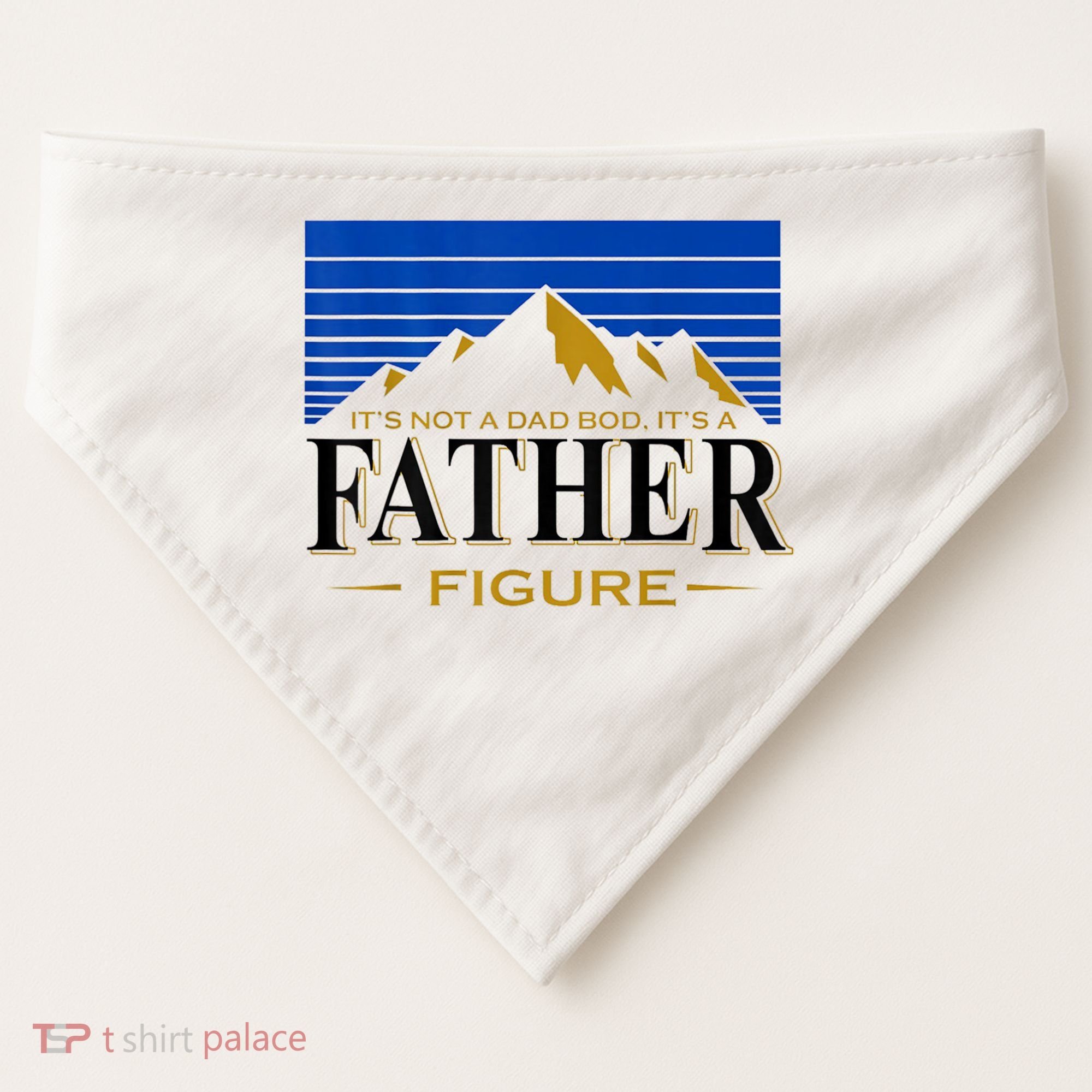 Mens It's Not A DAD BOD It's A Father Figure Funny DAD Drink Beer USA-Made Doggie Bandana