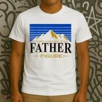 Mens It's Not A DAD BOD It's A Father Figure Funny DAD Drink Beer T-Shirt thumb 3