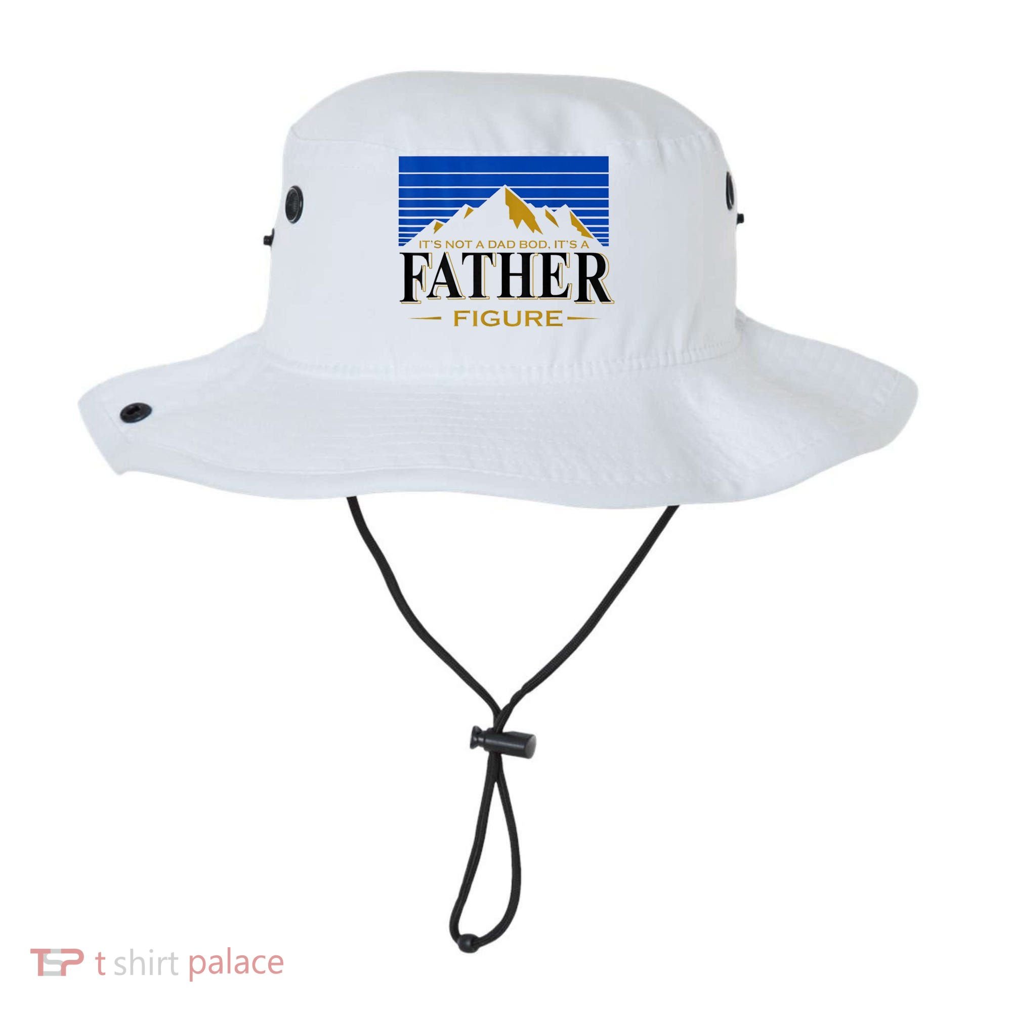 Mens It's Not A DAD BOD It's A Father Figure Funny DAD Drink Beer Bucket Hat