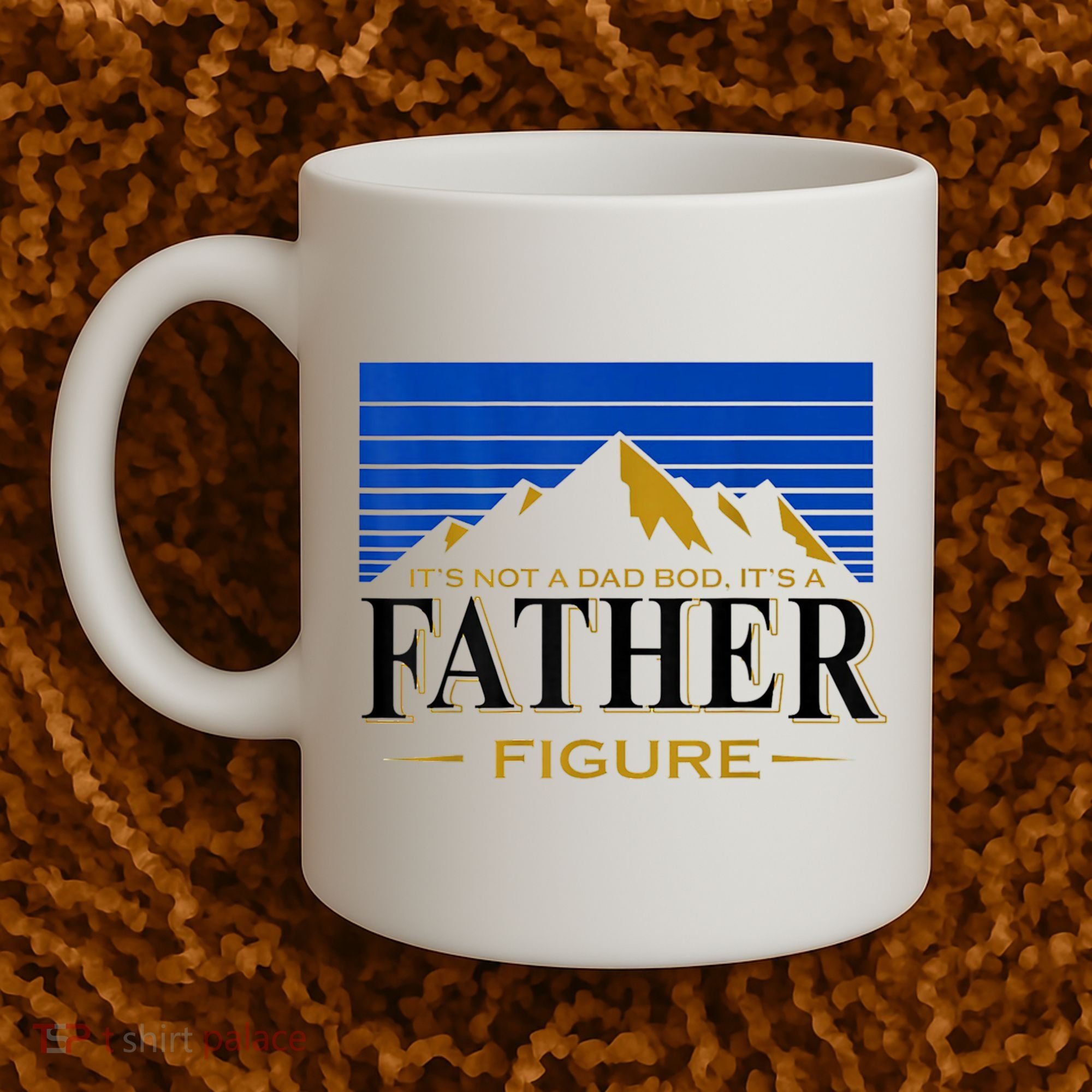 Mens It's Not A DAD BOD It's A Father Figure Funny DAD Drink Beer Coffee Mug