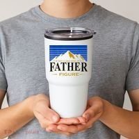 Mens It's Not A DAD BOD It's A Father Figure Funny DAD Drink Beer Tumbler thumb 2