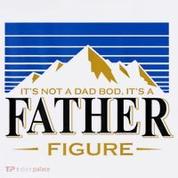Mens It's Not A DAD BOD It's A Father Figure Funny DAD Drink Beer Mousepad thumb 1