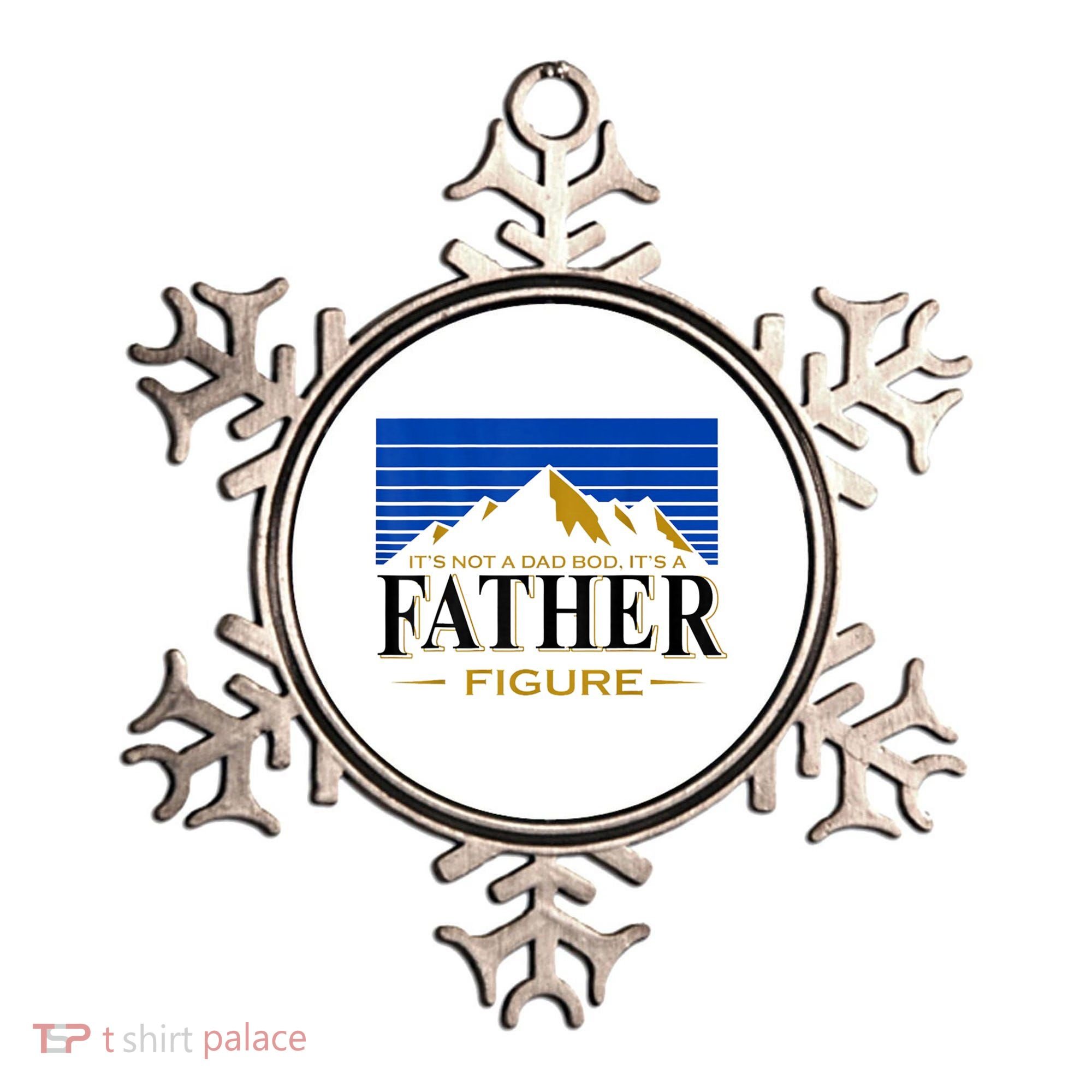 Mens It's Not A DAD BOD It's A Father Figure Funny DAD Drink Beer Ornament