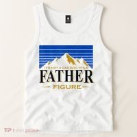 Mens It's Not A DAD BOD It's A Father Figure Funny DAD Drink Beer Tank Top thumb 2