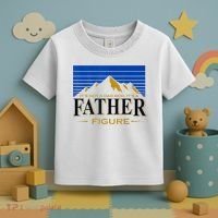 Mens It's Not A DAD BOD It's A Father Figure Funny DAD Drink Beer Toddler T-Shirt thumb 3