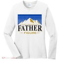 Mens It's Not A DAD BOD It's A Father Figure Funny DAD Drink Beer Women's Long Sleeve Shirt thumb 0