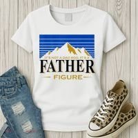 Mens It's Not A DAD BOD It's A Father Figure Funny DAD Drink Beer Women's T-Shirt thumb 3