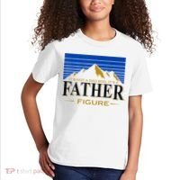 Mens It's Not A DAD BOD It's A Father Figure Funny DAD Drink Beer Kids T-Shirt thumb 2