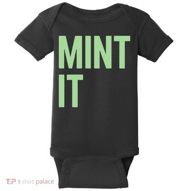 Mint It NFT Funny Crypto Currency Baby Bodysuit