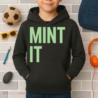 Mint It NFT Funny Crypto Currency Kids Hoodie thumb 2